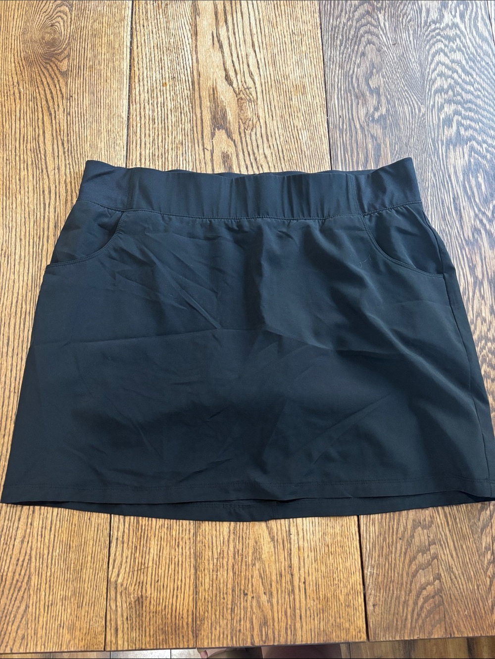 Reel Legends Black Performance Skort with Built-In Shorts